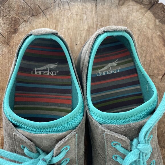 Dansko Shoes Womens 40 US 9.5 Elise Sneaker Suede Lace Up Walking Comfort Hike - Picture 8 of 8